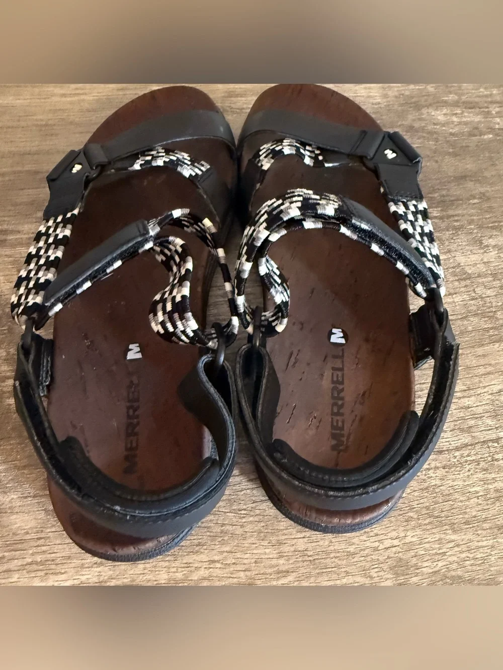 Merrell Around Town Sunvue Woven  Performance Sandals 2224560 Women’s Size 8